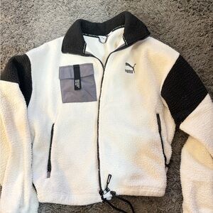 Puma Cream Fleece Jacket